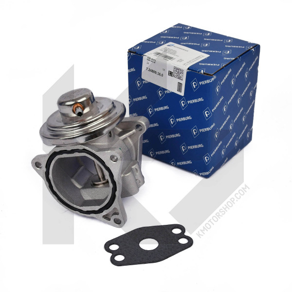 7.24809.16.0, EGR-ventil, Ventil AGR/EGR 1,9TDI/těs., PIERBURG, Audi A3 Dodge Mitsubishi Grandis Lancer Outlander Škoda-VW Fabia Octavia-II Roomster Superb Chrysler Jeep Seat Altea Cordoba Ibiza Leon Toledo Volkswagen Bora Golf Jetta Lupo Passat Polo Touran 1,9TDi/2,0TDi AXR* AZV* BKC* BKD* BLT* BSW* BXE* 2000+, 038129637D, 038131501AF, 038131501AN, 68001558AA, MN980163, 68001558AB, MN980265, 038131501S, MN980325, 07.16.007, 0892140, 14953, 30939713, 359000603920, 39713, 45-8091, 54021, 555060, 6NU010171-301, 70671007, 71-0018, 7496D, 7518051, 83.4617, 88051, 959096, EG10421-12B1, FDR160, V10-63-0011, XEGR25